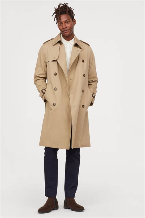 h & m trench coat|h&m official website.